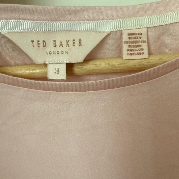 Ted Baker Santula Raspberry-Ripple-Print Tee Size 3 - Picture 3 of 11